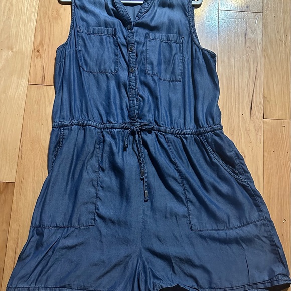 Kelly Renee Blue Romper, XL - Picture 2 of 6